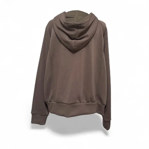 Elie Tahari Ash Grey Zip Hoodie Jacket Size S | $98 Retail - Picture 5 of 9